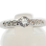 ミキモト MIKIMOTO 10号 DGR-1196R リング Pt950プラチナ ダイヤモンド レディース【中古】【Aランク】