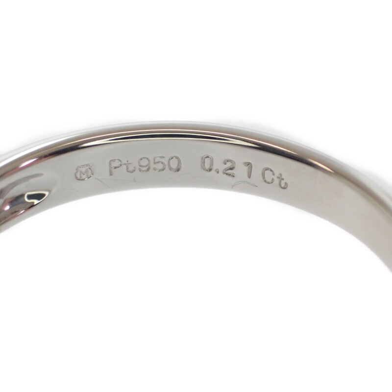 MIKIMOTO 御木本 鑽石 10號 DGR-1196R 戒指 Pt950鉑金 鑽石 女士【中古】【A級】