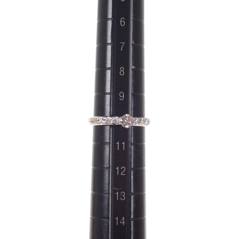 MIKIMOTO 御木本 鑽石 10號 DGR-1196R 戒指 Pt950鉑金 鑽石 女士【中古】【A級】