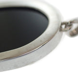 【中古】 デザインジュエリー カメオ ペンダントトップ K18ホワイトゴールド ブラック ホワイト オニキス 天然シェル レディース【Aランク】