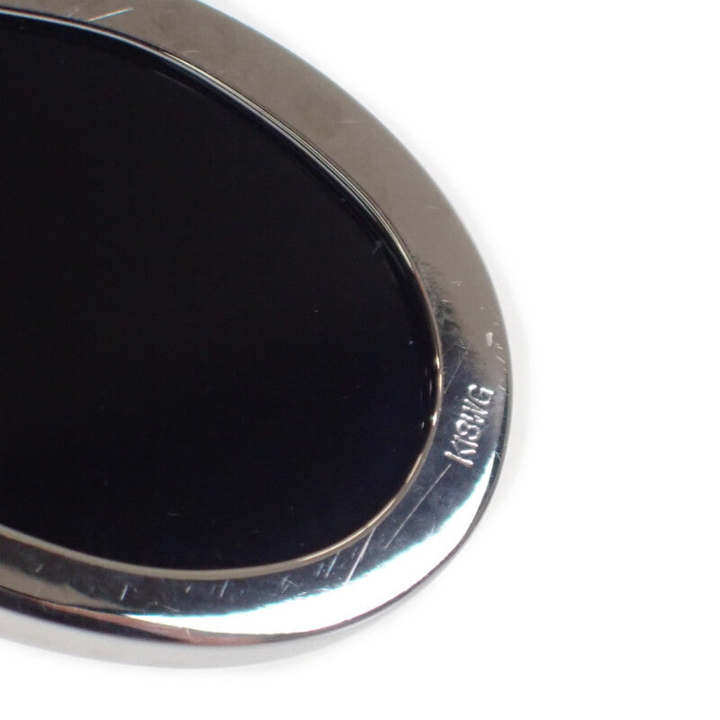 【中古】 デザインジュエリー カメオ ペンダントトップ K18ホワイトゴールド ブラック ホワイト オニキス 天然シェル レディース【Aランク】