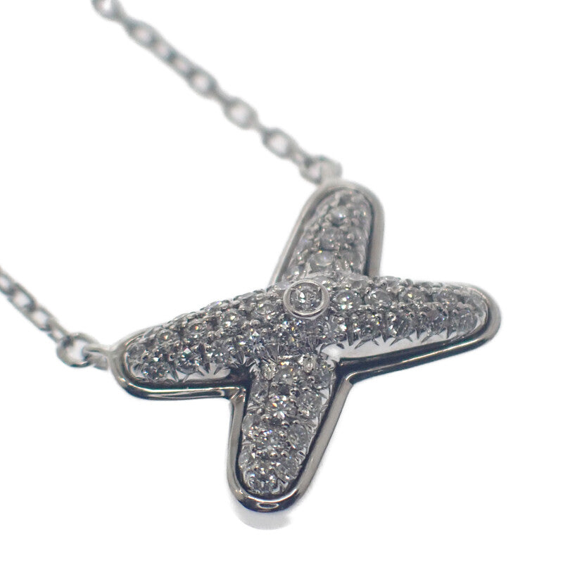 ショーメ Chaumet ジュ ドゥ リアン 83219 ネックレス K18ホワイトゴールド ダイヤモンド レディース【中古】【Aランク】