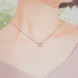 ショーメ Chaumet ジュ ドゥ リアン 82215 ネックレス K18ホワイトゴールド ダイヤモンド レディース【中古】【Aランク】