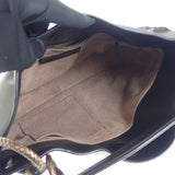 ボッテガヴェネタ BOTTEGA VENETA ループショルダーバッグ ハンドバッグ レザー ブラック レディース【中古】【ABランク】