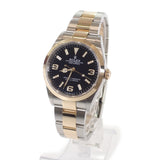 ロレックス ROLEX エクスプローラー 1 124273 腕時計 ステンレススチール イエローゴールド 自動巻き ブラック文字盤 メンズ【中古】【Aランク】