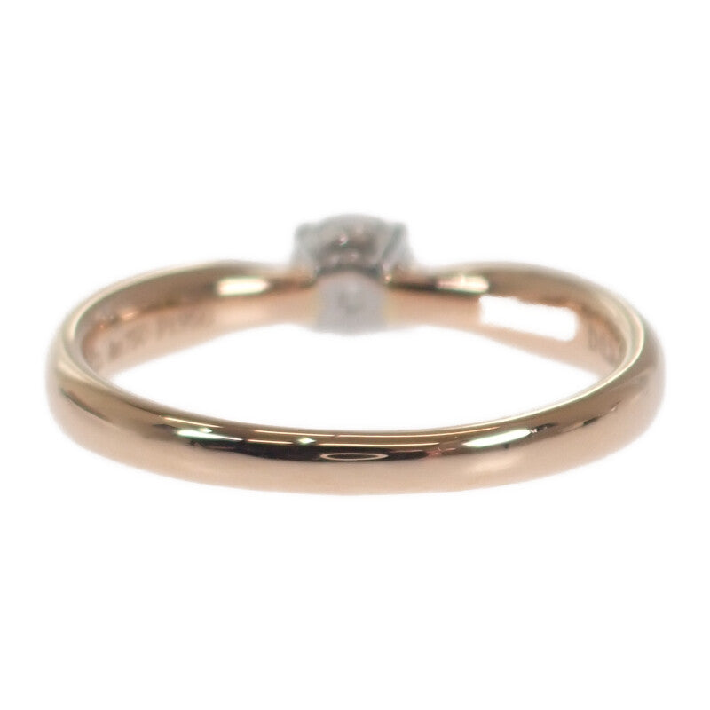ティファニー TIFFANY&Co. ハーモニー 8号 リング K18ピンクゴールド Pt950プラチナ ダイヤモンド レディース【中古】【Aランク】
