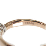 ティファニー TIFFANY&Co. ハーモニー 8号 リング K18ピンクゴールド Pt950プラチナ ダイヤモンド レディース【中古】【Aランク】