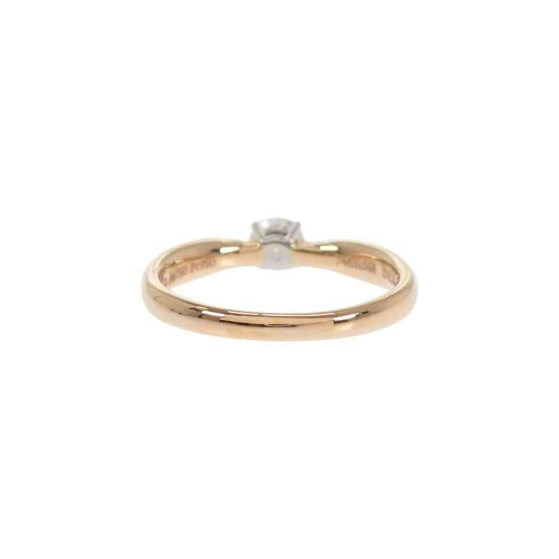 ティファニー TIFFANY&Co. ハーモニー 8号 リング K18ピンクゴールド Pt950プラチナ ダイヤモンド レディース【中古】【Aランク】