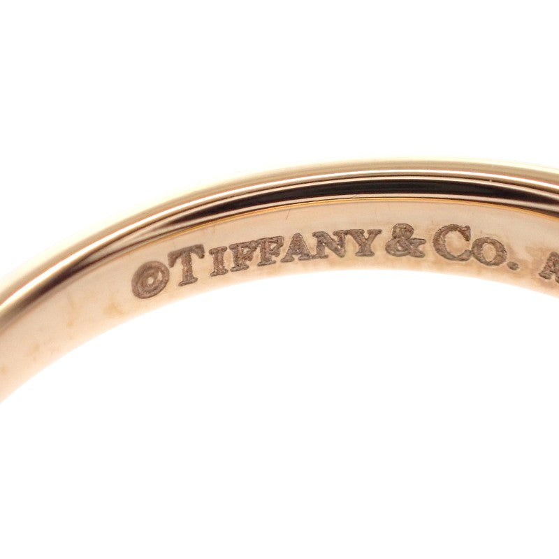 蒂芙尼 TIFFANY&Co. Harmony 系列 8號 戒指 K18玫瑰金 Pt950鉑金 黃金 鑽石 女款【中古】【A級品】