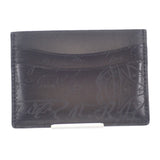 ベルルッティ Berluti バンブーネオスクリット BAMBOU_NEO-JOUR-V2 カードケース レザー ブラック メンズ【中古】【Aランク】