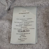 ディオール Dior オーバーサイズ ポロニット M 243M830AT449 ポロシャツ カシミヤ グレー メンズ【中古】【ABランク】