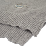 ディオール Dior オーバーサイズ ポロニット M 243M830AT449 ポロシャツ カシミヤ グレー メンズ【中古】【ABランク】