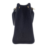 ルイヴィトン LOUIS VUITTON オンザゴーBB M46993 2WAYバッグ ハンドバッグ ショルダーバッグ モノグラムアンプラント ブラック メンズ レディース【中古】【Aランク】