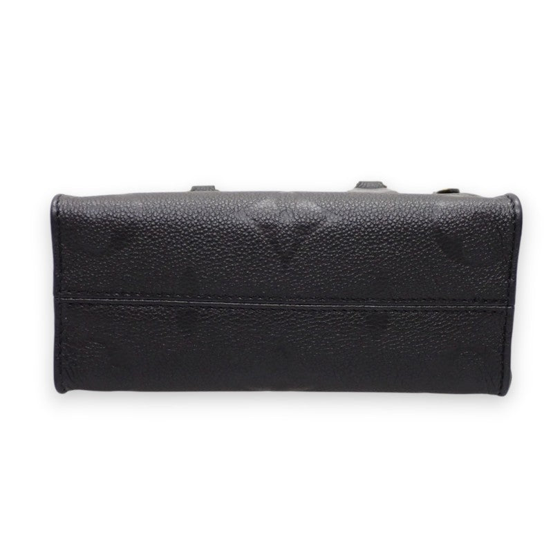 ルイヴィトン LOUIS VUITTON オンザゴーBB M46993 2WAYバッグ ハンドバッグ ショルダーバッグ モノグラムアンプラント ブラック レディース【中古】【Aランク】