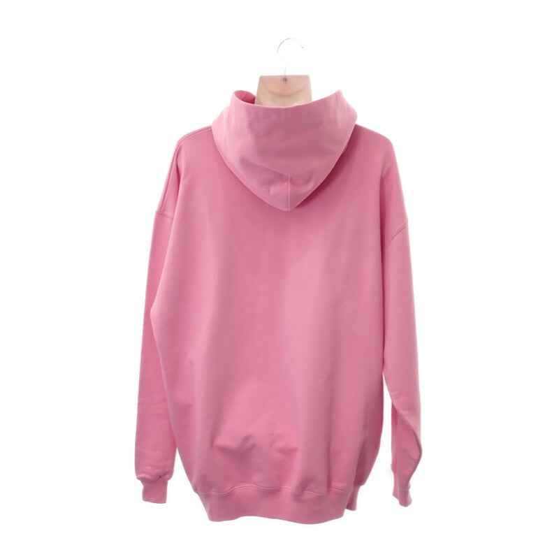 バレンシアガ BALENCIAGA BBロゴ プルオーバー XS 578135_TMVP3_5504 パーカー コットン ピンク メンズ【中古】【Aランク】