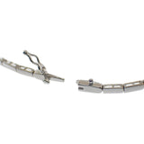 【中古】 デザイン ジュエリー ブレスレット K14ホワイトゴールド ダイヤモンド レディース【Aランク】