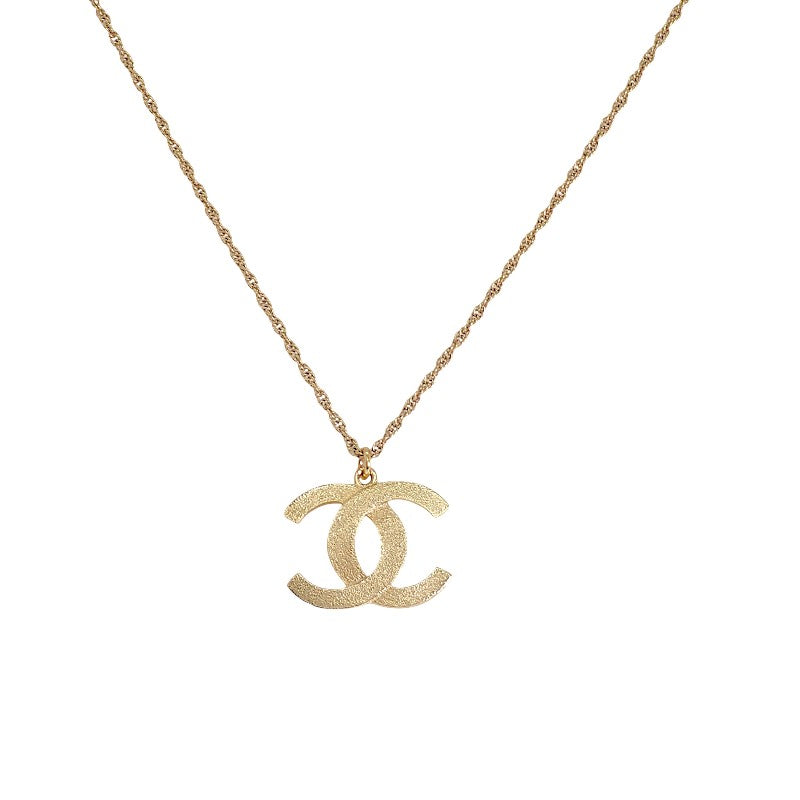 シャネル CHANEL ココマーク A99269 ネックレス メタル クリスタル ゴールド レディース メンズ【中古】【Aランク】