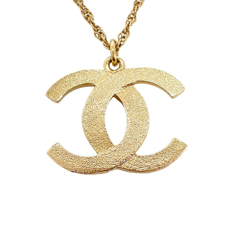シャネル CHANEL ココマーク A99269 ネックレス メタル クリスタル ゴールド レディース メンズ【中古】【Aランク】