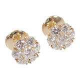 ヴァンクリーフ&アーペル Van Cleef & Arpels フルーレット VCARA48000 ピアス K18イエローゴールド ダイヤモンド レディース【中古】【Aランク】