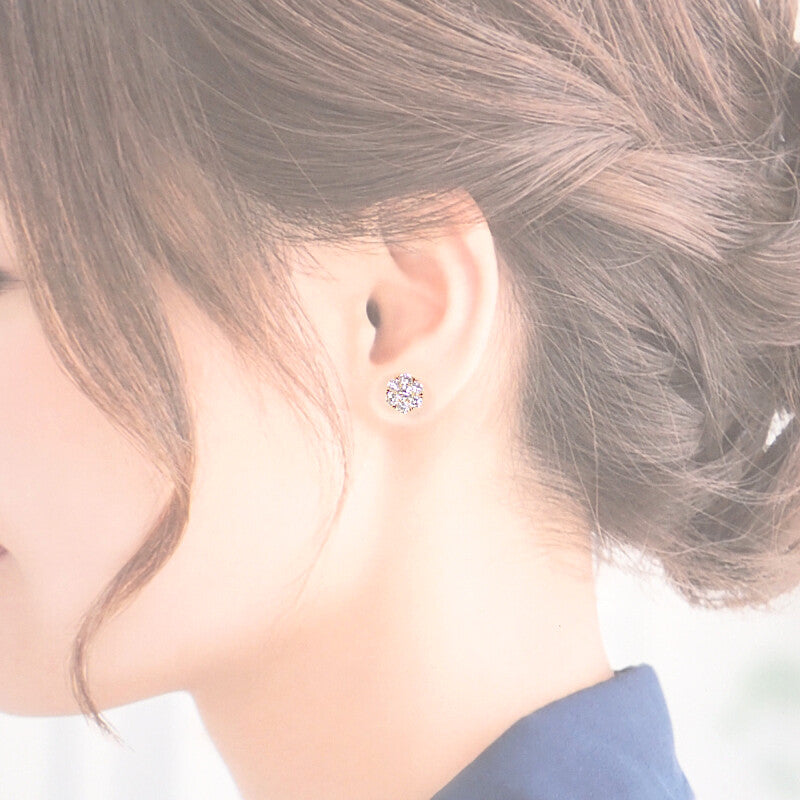 ヴァンクリーフ&アーペル Van Cleef & Arpels フルーレット VCARA48000 ピアス K18イエローゴールド ダイヤモンド レディース【中古】【Aランク】