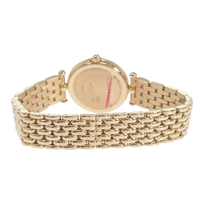 ヴァンクリーフ&アーペル Van Cleef & Arpels レディ アーペル 136632 腕時計 K18イエローゴールド ダイヤモンド クオーツ ホワイトシェル文字盤 レディース【中古】【Aランク】