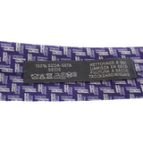 エルメス HERMES シルクツイルタイ ドゥブルH H658838T04 ネクタイ シルク パープル ホワイト メンズ【中古】【SAランク】