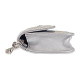 シャネル CHANEL スター チェーンベルトバッグ ミニ 2WAYバッグ ショルダーバッグ ラムスキン シルバー シルバー金具 レディース【中古】【Aランク】