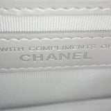 シャネル CHANEL スター チェーンベルトバッグ ミニ 2WAYバッグ ショルダーバッグ ラムスキン シルバー シルバー金具 レディース【中古】【Aランク】