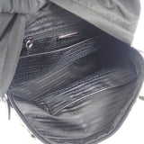 プラダ PRADA レオパード バックパック 1BZ001 リュック・デイパック ナイロン ブラウン ブラック レディース【中古】【Aランク】