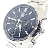 タグホイヤー TAG HEUER カレラ キャリバーホイヤー02 クロノグラフ CBN2011.BA0642 腕時計 ステンレススチール 自動巻き ブルー文字盤 メンズ【中古】【Aランク】