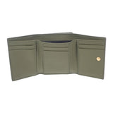 グッチ GUCCI ロゴ コンパクトウォレット ミニ 7316940E8IG3352 三つ折り財布 カーフ カーキ メンズ【中古】【Aランク】