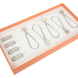 エルメス HERMES ハンギングセット スカーフフック H019012S00 その他雑貨 シルバー レディース【中古】【Sランク】