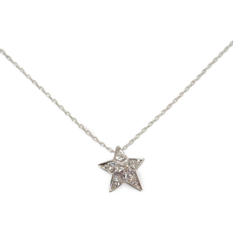 シャネル CHANEL コメット コレクション スモールモデル J2709 ネックレス K18ホワイトゴールド ダイヤモンド レディース【中古】【Aランク】
