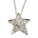 シャネル CHANEL コメット コレクション スモールモデル J2709 ネックレス K18ホワイトゴールド ダイヤモンド レディース【中古】【Aランク】