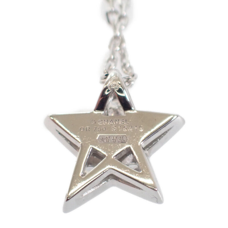 シャネル CHANEL コメット コレクション スモールモデル J2709 ネックレス K18ホワイトゴールド ダイヤモンド レディース【中古】【Aランク】