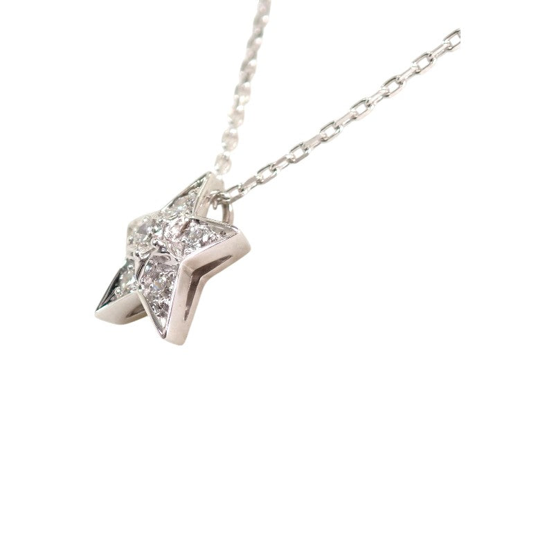 シャネル CHANEL コメット コレクション スモールモデル J2709 ネックレス K18ホワイトゴールド ダイヤモンド レディース【中古】【Aランク】