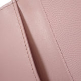 シャネル CHANEL スモールフラップウォレット AP4084 三つ折り財布 キャビアスキン ピンク ゴールド金具 レディース【中古】【Aランク】