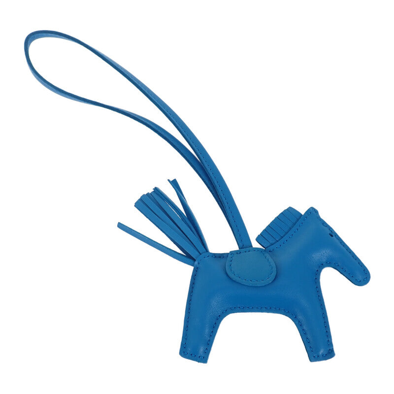 エルメス HERMES ロデオチャームPM バッグチャーム アニョーミロ ブルーザンジバル レディース メンズ【中古】【Aランク】