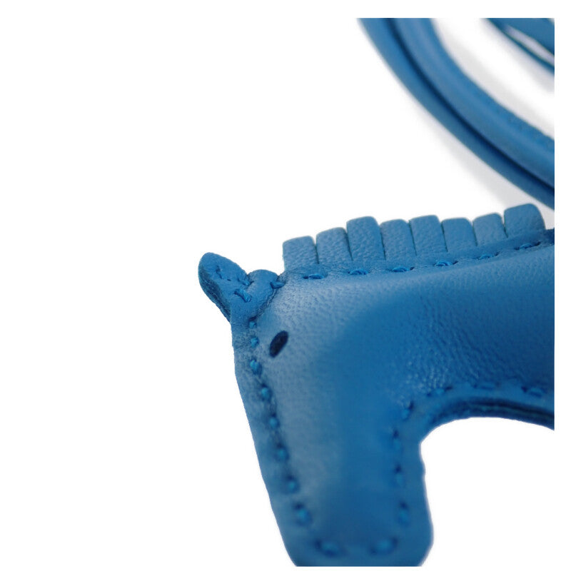 エルメス HERMES ロデオチャームPM バッグチャーム アニョーミロ ブルーザンジバル レディース メンズ【中古】【Aランク】