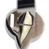 エルメス HERMES プラネットH カフリンクス カフス メタル シルバー ブラック メンズ【中古】【Aランク】