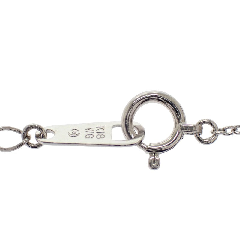 タサキ TASAKI パールペンダント ネックレス K18ホワイトゴールド アコヤ真珠 ダイヤモンド レディース【中古】【Aランク】