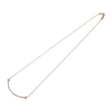 ティファニー TIFFANY&Co. スマイル ペンダント スモール 63058815 ネックレス K18ピンクゴールド ダイヤモンド レディース【中古】【Aランク】