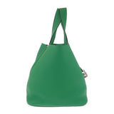 エルメス HERMES ピコタンロック GM ハンドバッグ トリヨンクレマンス バンブー グリーン シルバー金具 レディース【中古】【Aランク】