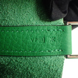エルメス HERMES ピコタンロック GM ハンドバッグ トリヨンクレマンス バンブー グリーン シルバー金具 レディース【中古】【Aランク】