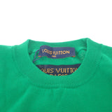 ルイヴィトン LOUIS VUITTON エブリディLV クルーネック ニット XS RM212DB0HLN84W 半袖Tシャツ コットン グリーン メンズ【中古】【Sランク】