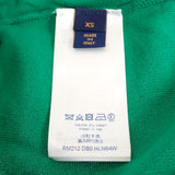 ルイヴィトン LOUIS VUITTON エブリディLV クルーネック ニット XS RM212DB0HLN84W 半袖Tシャツ コットン グリーン メンズ【中古】【Sランク】