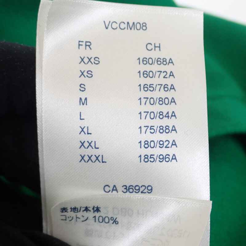 ルイヴィトン LOUIS VUITTON エブリディLV クルーネック ニット XS RM212DB0HLN84W 半袖Tシャツ コットン グリーン メンズ【中古】【Sランク】