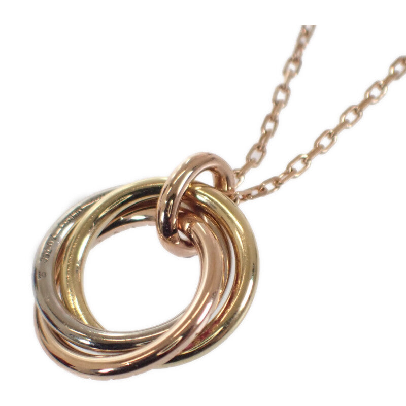 カルティエ CARTIER トリニティ B3046000 ネックレス K18ピンクゴールド ピンクサファイヤ レディース【中古】【Aランク】