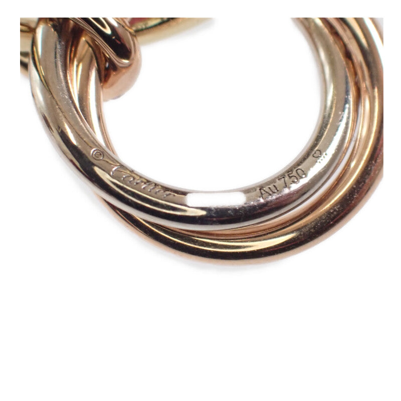 カルティエ CARTIER トリニティ B3046000 ネックレス K18ピンクゴールド ピンクサファイヤ ゴールド レディース【中古】【Aランク】