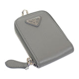 プラダ PRADA ガレリア スモールバッグ 1BA296_NZV_F0480 2WAYバッグ ショルダーバッグ サフィアーノ グレー レディース【中古】【Aランク】